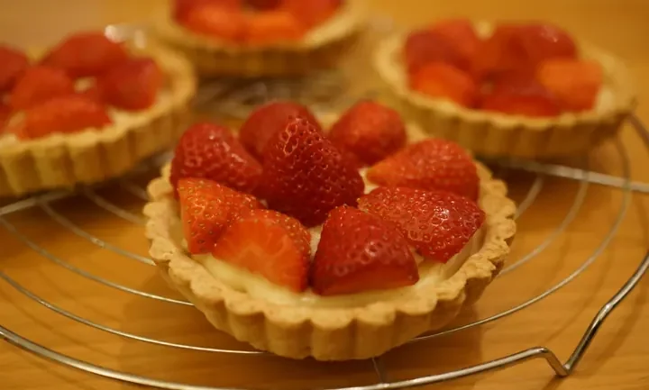 Photographie : Tartelettes aux fraises