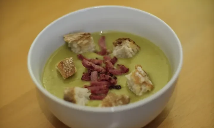 Photographie : Soupe de pois cassés
