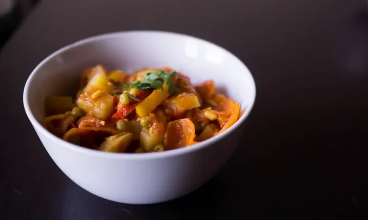 Photographie : Korma végétarien