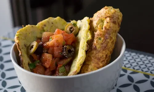Photographie : Tortillas de courgettes
