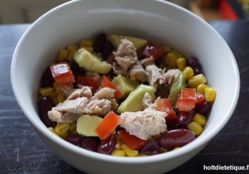 Salade mexicaine au thon