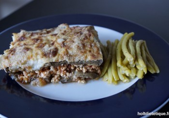 Moussaka légère au poulet